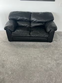 leather couch combo