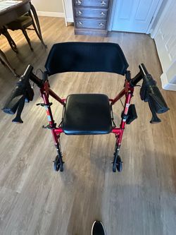 NOVA Medical Journey Steel Rollator Walker