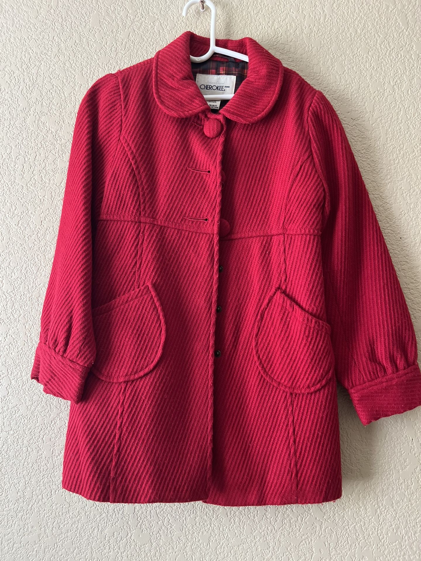 Red Corduroy Coat