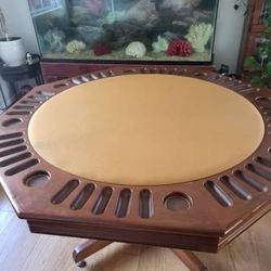 Poker/Dining Table & 4 Chairs
