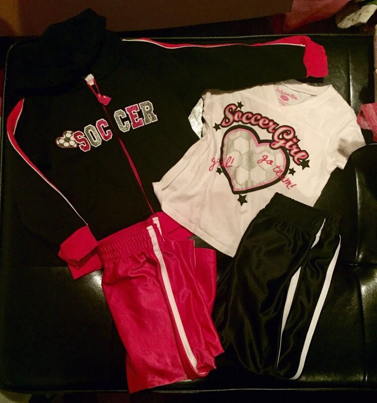 2T/24mo girls soccer outfit