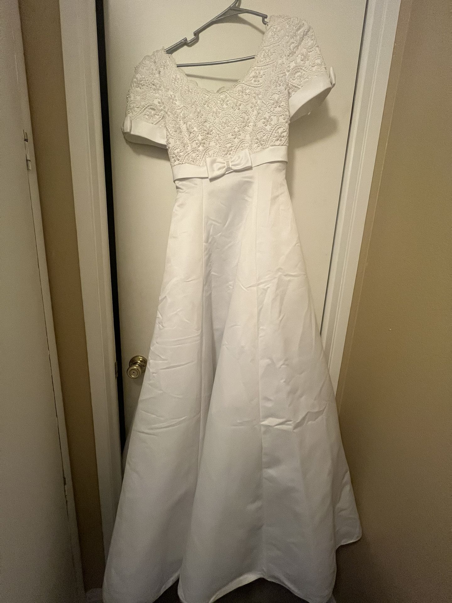 Satin Wedding Dress