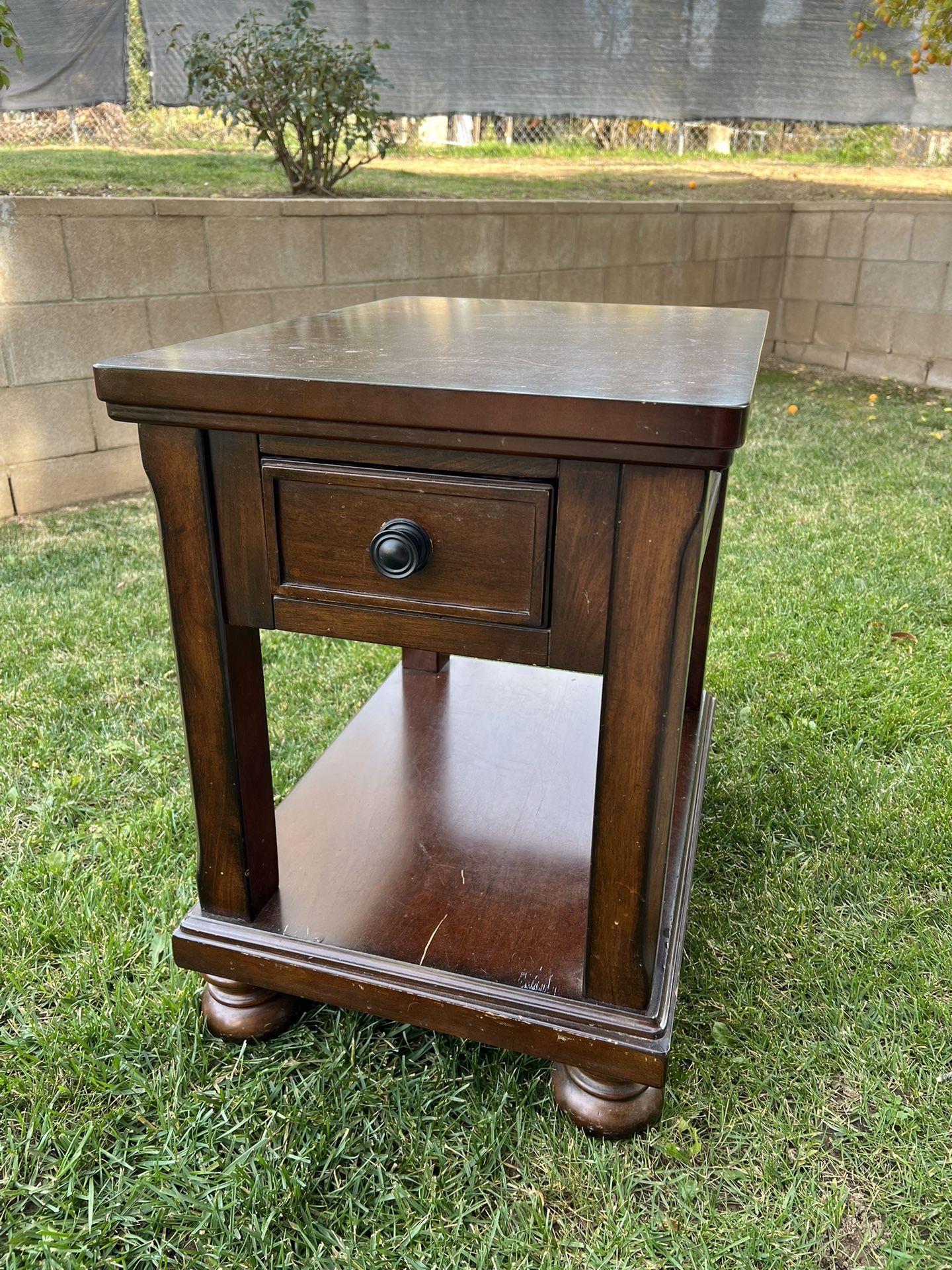 Used Wood End Table