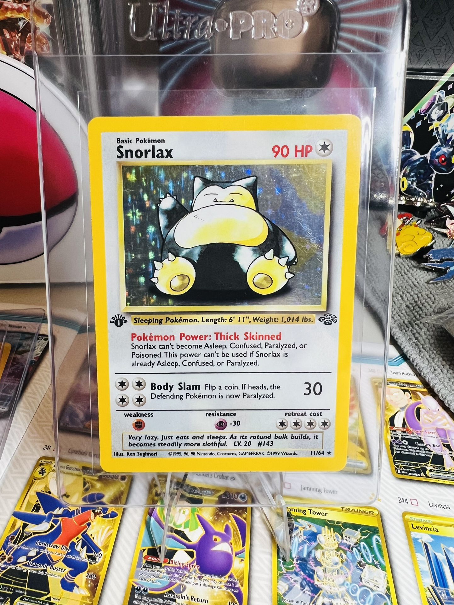 Pokemon Snorlax 1st Edition