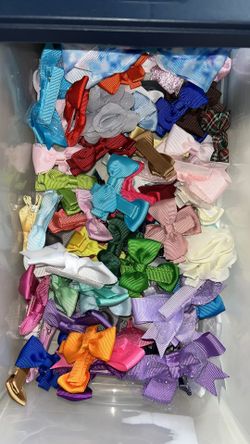 Mini Hair Bow Clips
