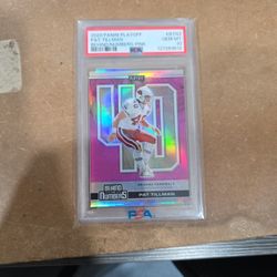 2020 Panini Playoff Pat Tillman Behind Numbers Pink PSA 10