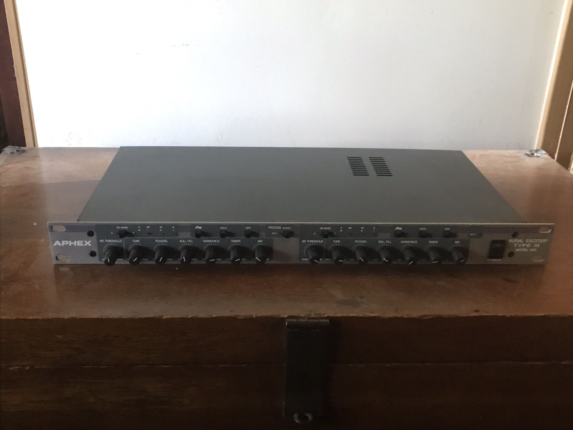 Aphex 250, Aural Exciter, Type III, Dual Channel, Vintage Rack, As Is for Repair