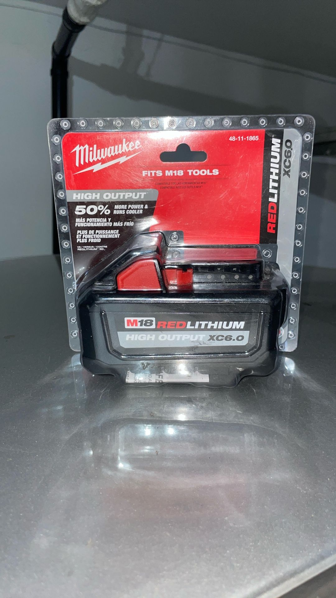 New Milwaukee Battery M18 Red Lithium- High Output C 6.0ah- Pick Up Only