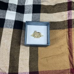 14k Gold LA Nugget Ring
