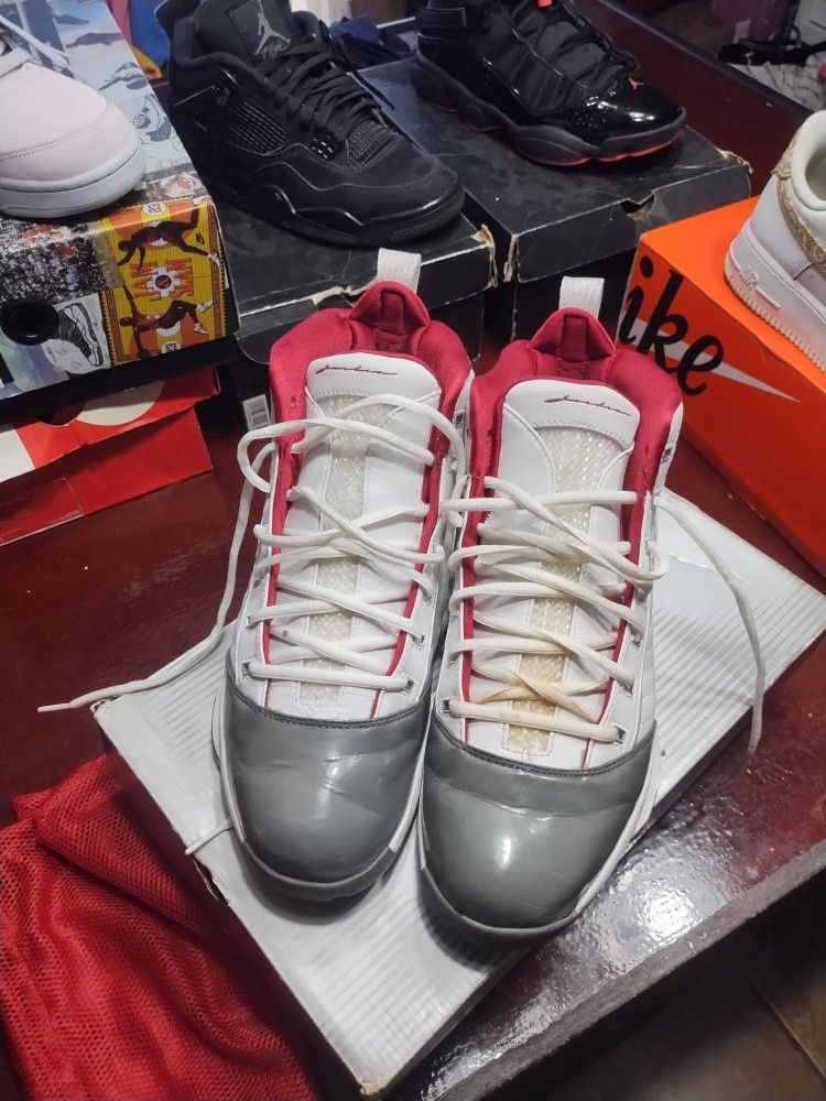 Jordan 19s SE Red And White 