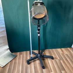 M80E hair dryer hood / mobile stand is a vintage, professional salon-grade piece of German engineering 53-inch physical height and heavy rolling base
