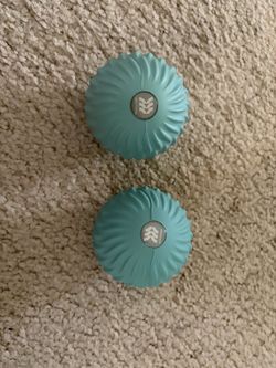 All in Motion Foam Massage Balls Set of 2 - Aqua Blue