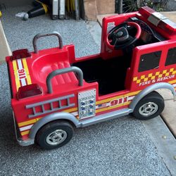 Kids 24v Fire Truck 