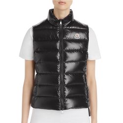 MONCLER Ghany Black Down Vest