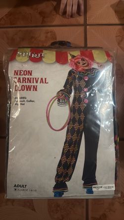 Neon Carnival clown