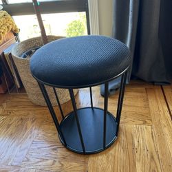 Cushion Top Stool With Storage 