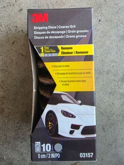 (10) 3m stripping discs coarse