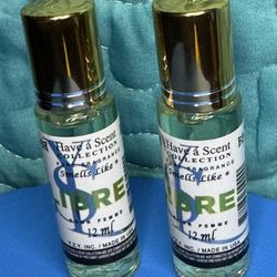 Brand Name: Have A Scent Collection Model / Fragrance Name: “Smells Like Libre” (Pour Femme) Color: Light green liquid (clear bottle with gold cap) Si