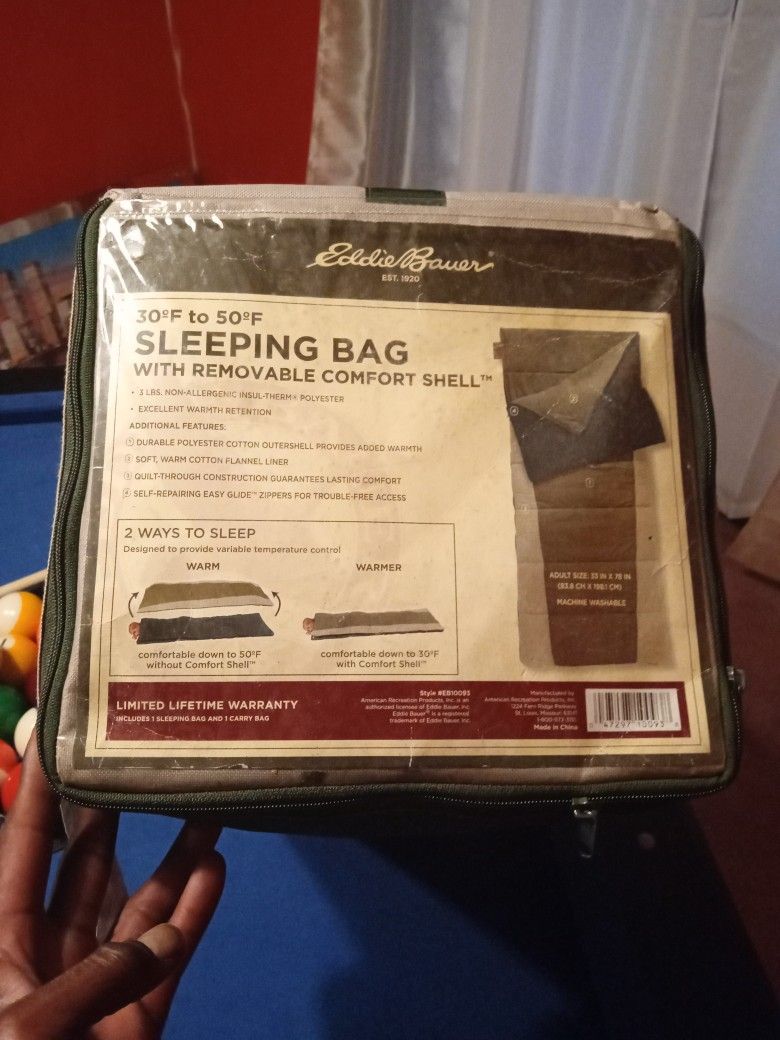 Eddie Bauer Sleeping Bag 