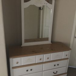 Dresser With Mirror And Chest