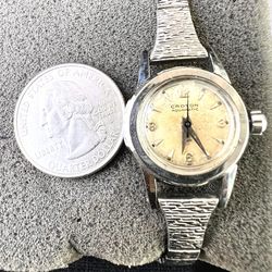 Vintage 1950's Croton Automatic 360 ladies watch serviced.