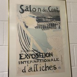 Picture in golden frame