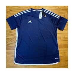 adidas Tiro 23 C M  soccer jersey navy blue Men’s sz 2XL NEW!! 