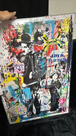 24 x 36 Charlie, Chaplin picture