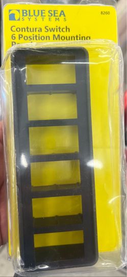 Blue Sea Systems 8260 6 Position Contura Switch Mounting Panels (New)