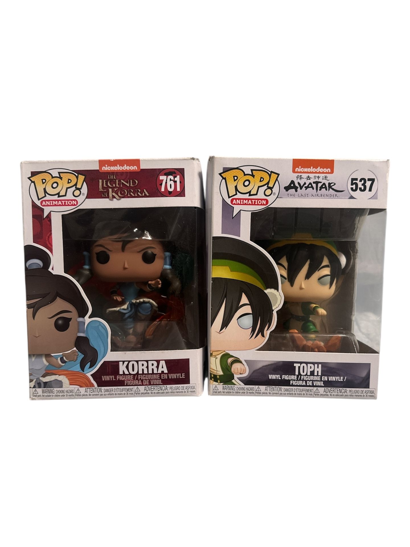 Funko Pop Lot- LOK Korra and ATLA Toph