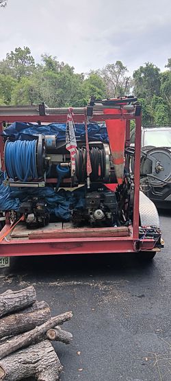 Trailer pressure washer and soft wash cleaning $9600