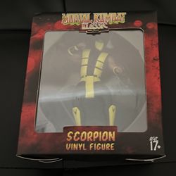 Mortal Kombat Scorpion vinyl figure from Culture Fly