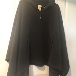 fleece poncho