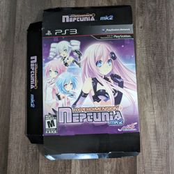Hyperdimension Neptunia mk2 Gamestop display box