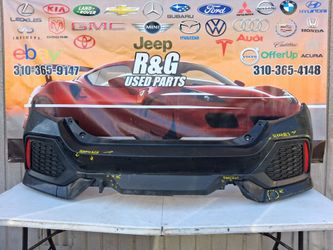 2017 2018 2019 2020 2021 HONDA CIVIC HATCHBACK REAR BUMPER COVER ORIGINAL USED OEM