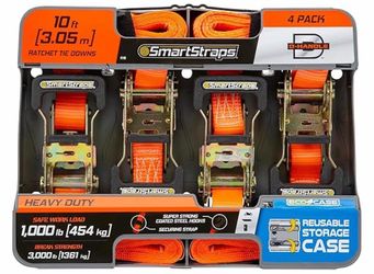 10-Foot Ratchet Straps (4pk)