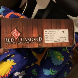 Kids Red Diamond Boots