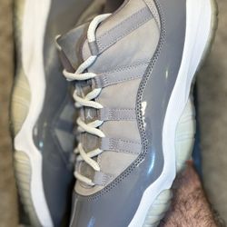 Air Jordan 11 Low Retro Cool Grey 2018 Size 11 With OG Box