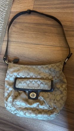 Coach Poppy/Signature Sateen Flap Crossbody or Hobo, Style No. F19222.