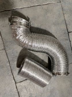 FREE: Short Pieces Flexible Dryer Vent + 2 Clamps