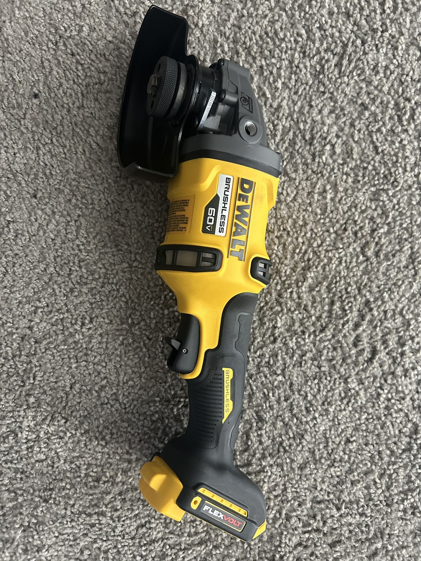FLEXVOLT 60V MAX Lithium-Ion Cordless Brushless Angle Grinder