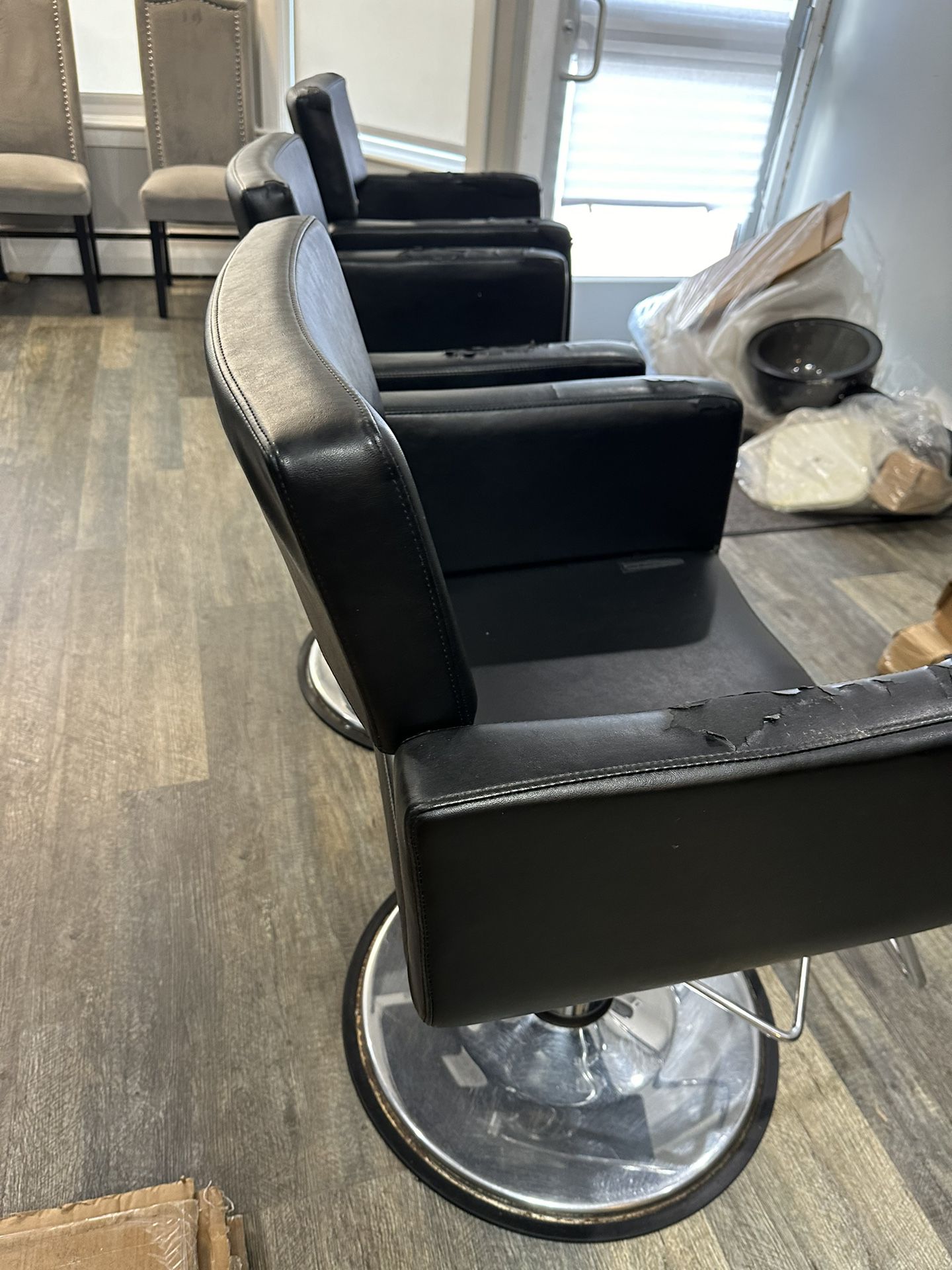 3 Salon / Styling Chairs 