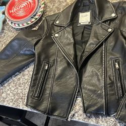 Women’s Black Leather Jacket 