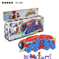 Marvel Spidey and His Amazing Friends Spider Crawl-R Vehicle Toy by Hasbro