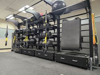 TRX Studio Line Quad Bay With Accessories, Weights Commercial Gym Equipment Exercise Fitness Functio