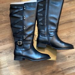 New! Thalia Sodi Women’s Wide Calf Riding Boot Size 8.5