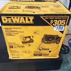 Dewalt Nailer And Compressor Combo Kit