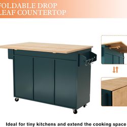 New! Still In The Box Kitchen Island On Wheels