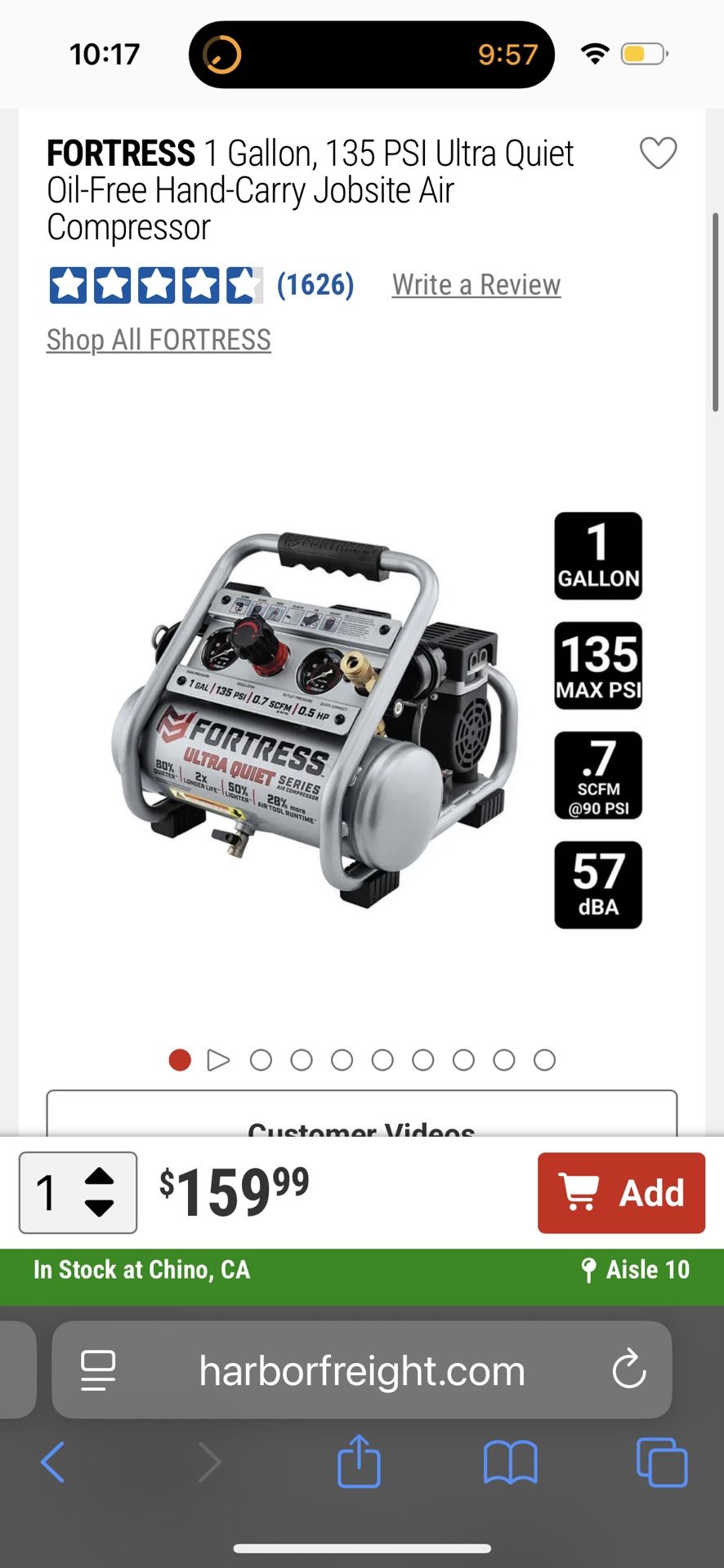 Fortress Air Compressor