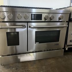 JENN AIR 48”WIDE ALL GAS RANGE STOVE STAINLESS STEEL 
